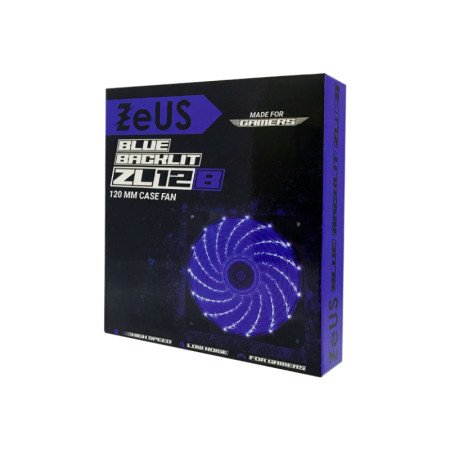 Zeus case cooler 120x120 blue led light - Img 1