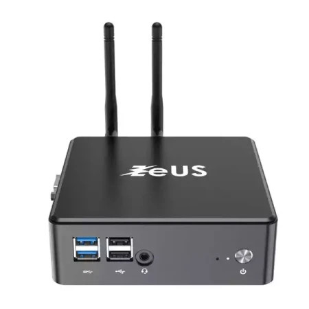 Zeus MPI10-i523 Intel i5-1145G7 4C 4.4 GHz/8GB/512GB/LAN/Dual WiFi/BT/HDMI/DP/USB C/ext ANT Mini PC - Img 1
