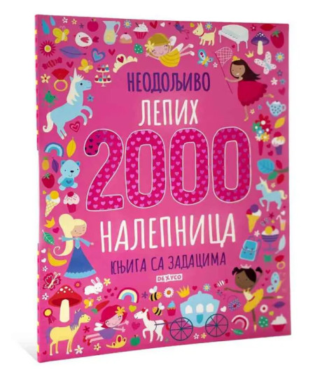 2000 neodoljivo lepih nalepnica. knjiga sa zadacima ( DEXY1703 )