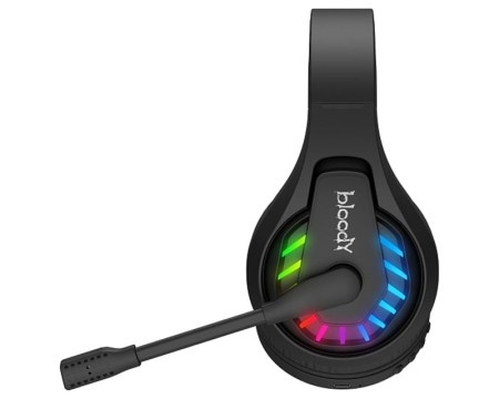 A4 tech GR230 Bloody all-in-one Gaming Wireless + wired crne slušalice