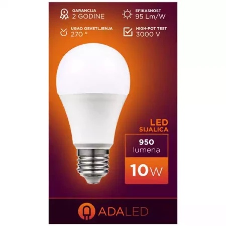 Ada led sijalica a60-10w-rc-e27-a 4200k