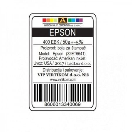 American Inkjet Epson CRNA 400EBK/T66410/T67310/T67410/ECO-TANKS (32ET6641/Z)
