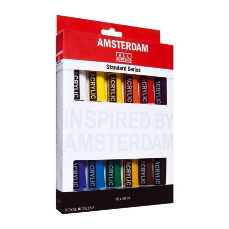 Amsterdam, akrilna boja, standard set, 12 x 20ml ( 680922 )