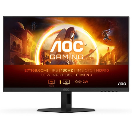 AOC 27G4XE IPS 1920x1080/180Hz/0.5ms/2xHDMI/DP/G-sync/zvučnici Monitor 27"