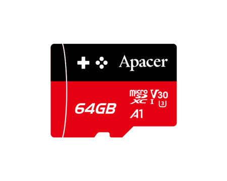 Apacer ap64gmcsx10u7-ragc uhs-i microsdxc 64gb v30
