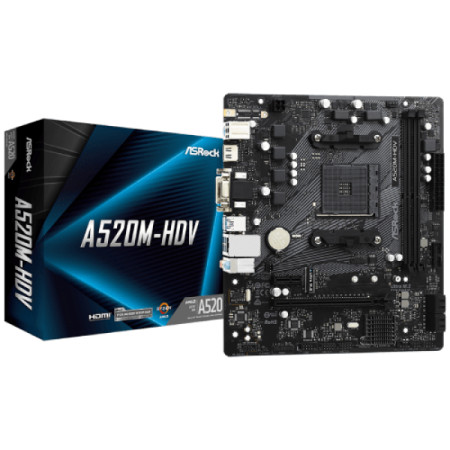 ASrock AMD AM4 A520M-HDV matična ploča