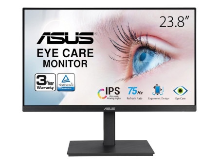 Asus va24eqsb 23,8"/ips/1920x1080/75hz/5ms gtg/vga,hdmi,dp,usb/freesync/pivot/zvučnici monitor ( 90LM056F-B04170 )