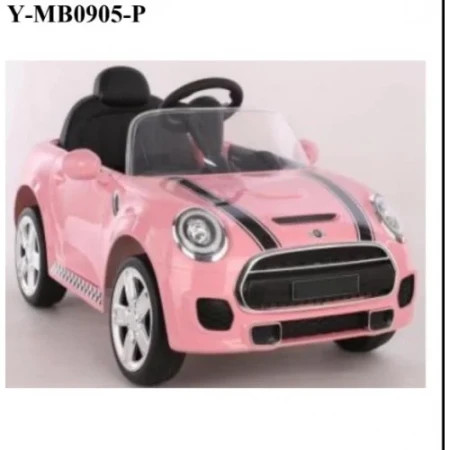Babyland auto Mini Moris 12V RC Y-MB0905 roze ( 021753R ) - Img 1