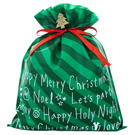 Baggy, vrećica za poklon, classic Christmas, zelena, XL ( 713577 )