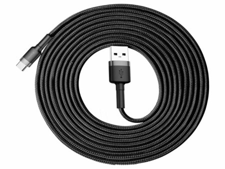 Baseus Kabl Cafule/USB to Type-C/3m/sivo-crna ( CATKLF-UG1 )