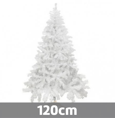 Bela novogodišnja jelka 120 cm