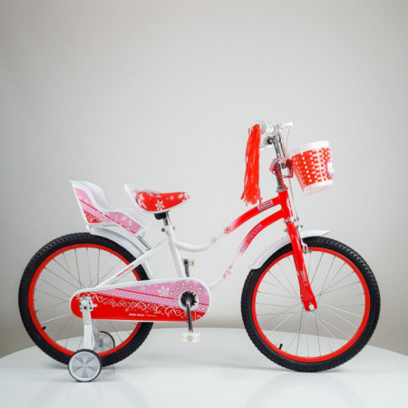 Bicikl 20&quot; Snow Princess model 716-20 - crveno/narandzasta - Img 1