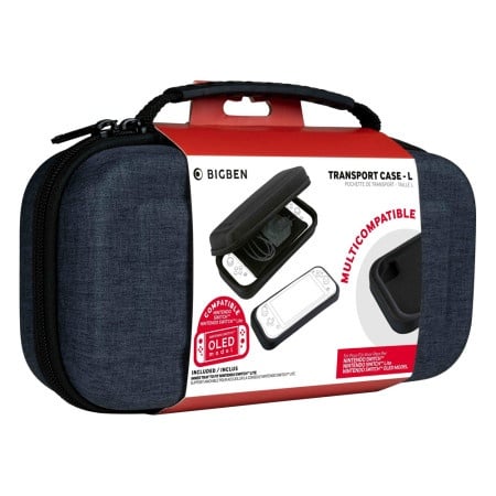 Bigben Nintendo Switch Deluxe Travel Case Grey ( 065895 )