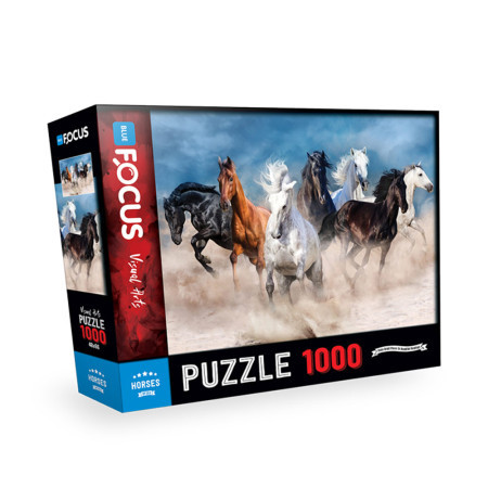 Blue focus puzzle 1000 delova Konji ( 38767 )