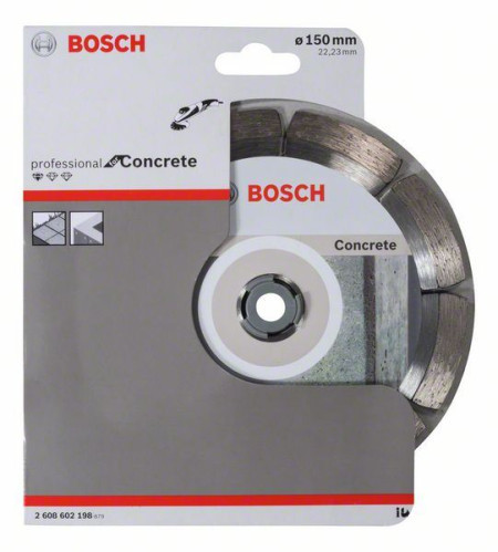 Bosch dijamantska rezna ploča standard for concrete 150 x 22,23 x 2 x 10 mm ( 2608602198 )