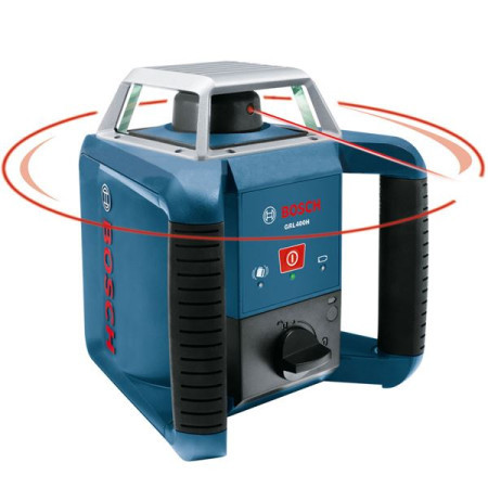 Bosch GRL 400 H rotacioni laser + LR 1 prijemnik u koferu ( 0601061800 ) - Img 1