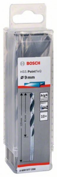 Bosch HSS spiralna burgija PointTeQ 9,0 mm ( 2608577258 )