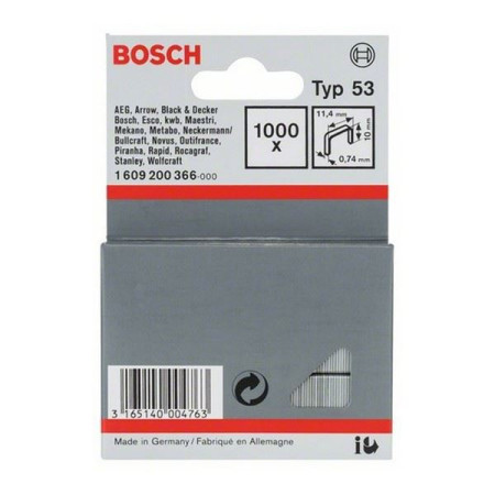 Bosch spajalica od tanke žice tip 53 11,4 x 0,74 x 10 mm ( 2609200211 )