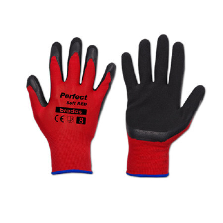 Bradas rukavice perfect soft red ( 3063 )