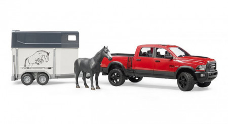 Bruder džip Ram 2500 Power Wagon sa prikolicom za konje ( 025014 )