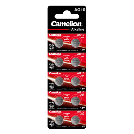 Camelion alkalne baterije LR54 ( CAM-AG10/BP10 )