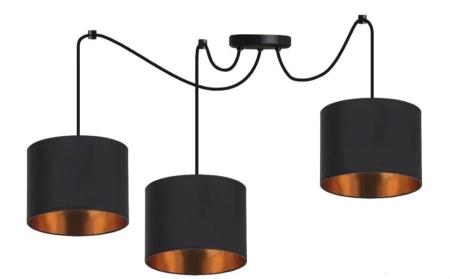 Candi Lux Viseća Lampa Crna 3 3x40W E27 ( 15107 )