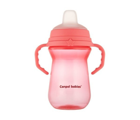 Canpol babies solja 250ml sa silikonskim kljunom (56/615) - pink ( 56/615_pin )