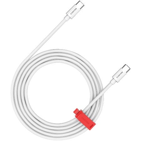 Canyon cc100ab c-c 100w braided 1.2m white cable ( CND-CC100AB12W )