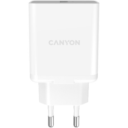 Canyon, QC3.0 36W WALL charger with 1-USB A QC3.0 36W white ( CNE-CHA36W01 )