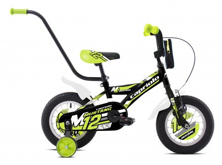 Capriolo bmx 12"ht mustang crno-lime ( 921107-12 )