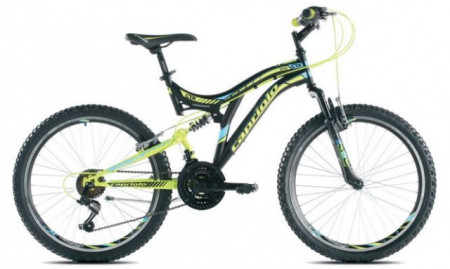 Capriolo CTX240 bicikl 24&quot;/18 crno-žuti 16&quot; Ht ( 916342-16 ) - Img 1