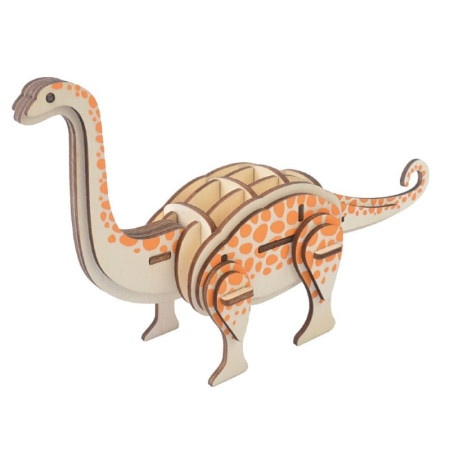 Čarolijashop 3d drvena slagalica - Brontosaurus ( 400)