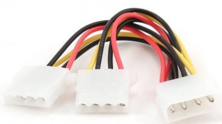 CC-PSU-1 Gembird Internal power MOLEX 4-pin splitter kabl 15cm