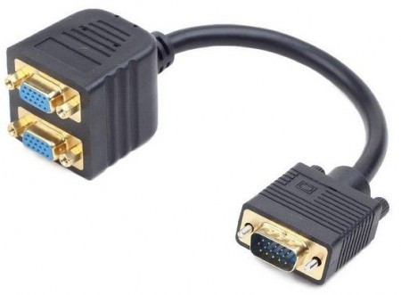 CC-VGAX2-20CM Gembird VGA splitter kabl 20cm - Img 1