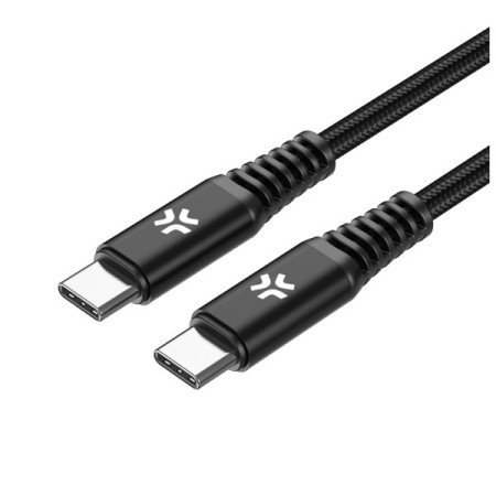 Celly kabl USB-C na USB-C 100W power delivery ( USBCUSBC100WBK )