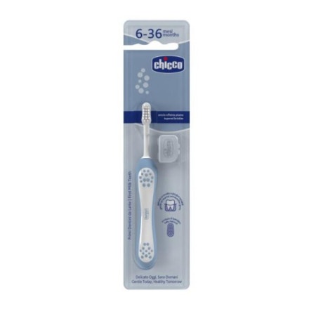 Chicco četkica za zube indigo plava,6-36m ( A082709 )