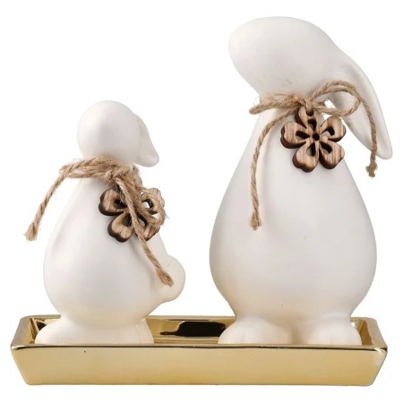 Chompy 10 keramička figura zec 7.1x 6.5x11.6cm set 2k ( 731171 )