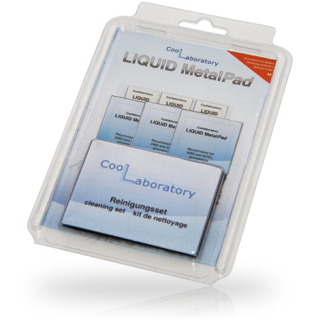 Coollaboratory Liquid MetalPad 3x CPU, 3x GPU, 1x set za ciscenje