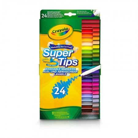 Crayola flomasteri supertips 24 kom ( GA256337 ) - Img 1