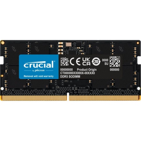 Crucial 5600mhz c46 ct16g56c46s5 ram sodimm ddr5 16gb