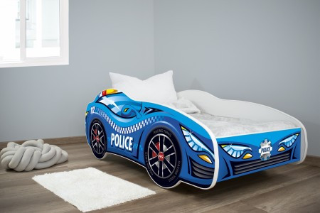 Dečiji krevet 140x70cm(trkački auto) POLICE ( 7428 )