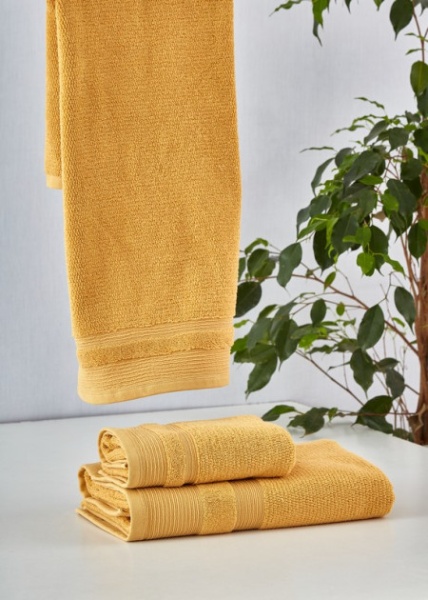 Dekordom peškir royal 50x90 - mustard ( 024039 )