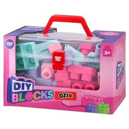 DIY blocks, kocke u kutiji, 40K, roze ( 876260 )