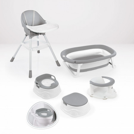 Dolu Beby Set 6 u 1 - Kadica za kupanje , Stolica za hranjenje , Noša , Adapter za WC , Stepenik i stolica za kupanje ( 075606 )