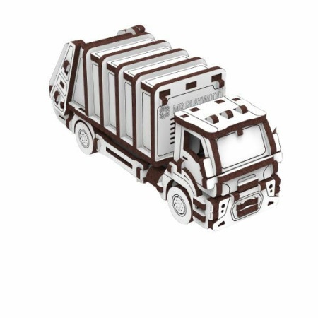 Drvena slagalica 3d garbage truck 77 delova ( 86/10802 )