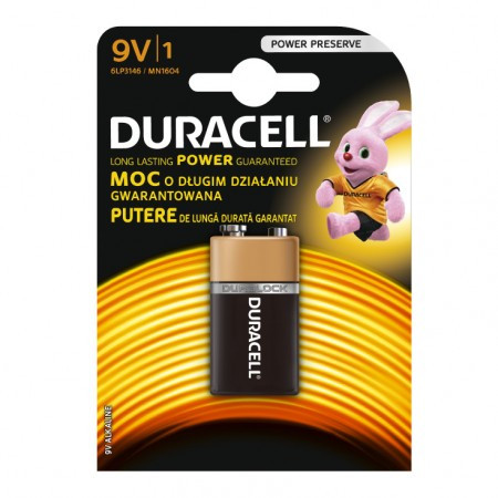 Duracell alkalna baterija 9V ( DUR-6LF22/BP1 )