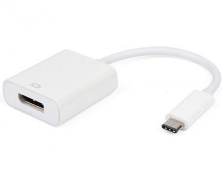 E-GREEN Adapter USB 3.1 tip C (M) - Display Port (F) beli - Img 1