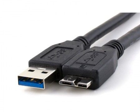 E-GREEN Kabl USB 3.0 tip A - Micro-B MM 2m crni - Img 1