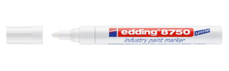 Edding industrijski paint marker E-8750 2-4mm bela ( 08M8750A )