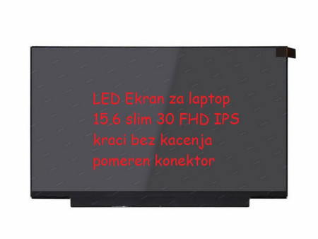 Ekran za laptop LED 15.6 slim 30 FHD IPS kraći bez kacenja pomeren konektor ( 109602 ) - Img 1